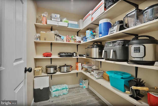 view of pantry