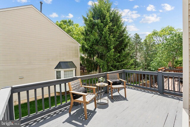 14724 Flower Hill Dr, Centreville, VA 20120 - view of wooden terrace