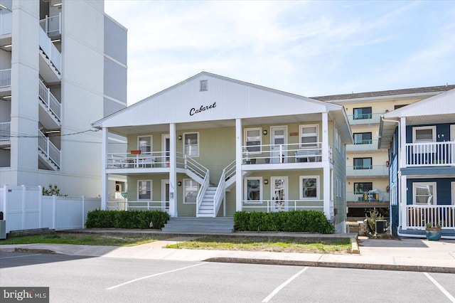 12505 Assawoman Dr, Ocean City, MD 21842 - view of property with stairway