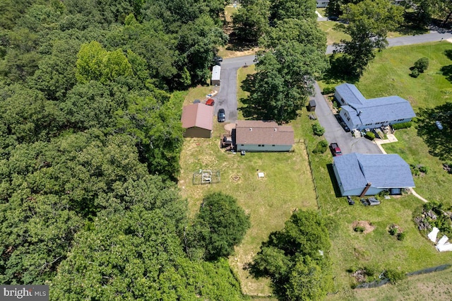 23745 Hicks Dr, Leonardtown, MD 20650 - aerial view of property and surrounding area with a forest