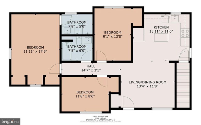 23745 Hicks Dr, Leonardtown, MD 20650 - floor plan / room layout