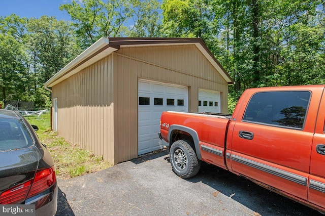 23745 Hicks Dr, Leonardtown, MD 20650 - view of detached garage