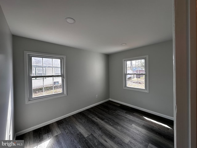 15 Excell Ln, Willingboro, NJ 08046 - spare room featuring healthy amount of natural light, baseboards, dark wood-style flooring, and recessed lighting