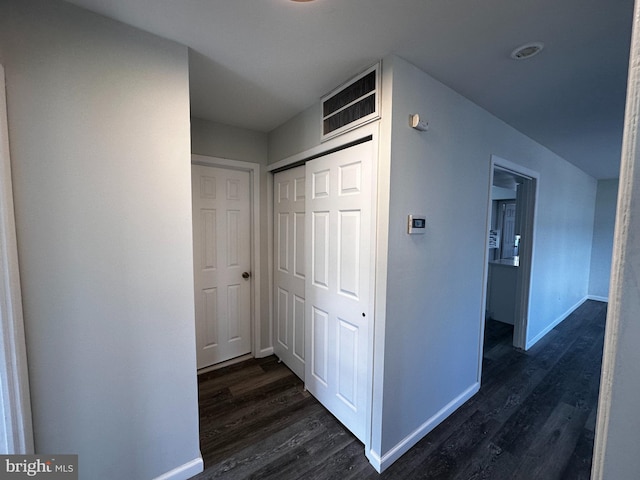 15 Excell Ln, Willingboro, NJ 08046 - hall featuring dark wood-type flooring and baseboards
