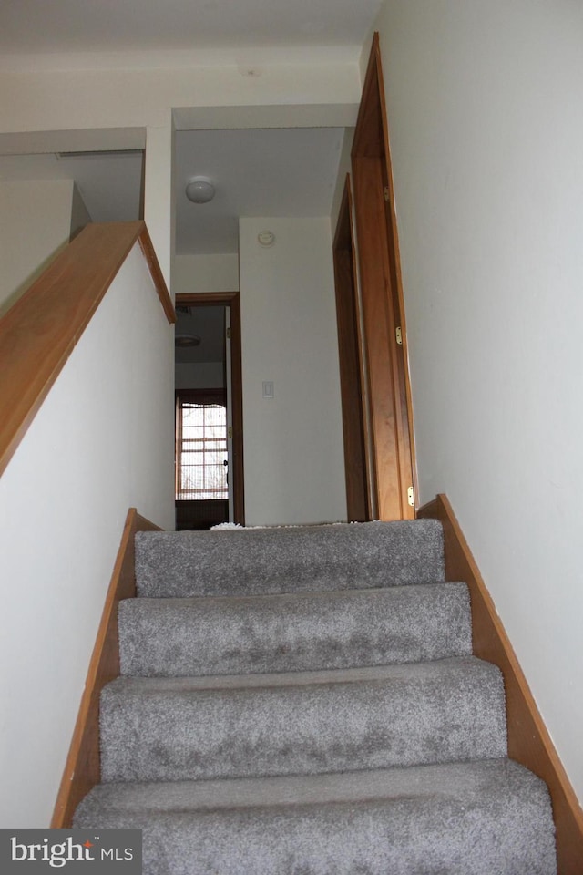 view of stairs