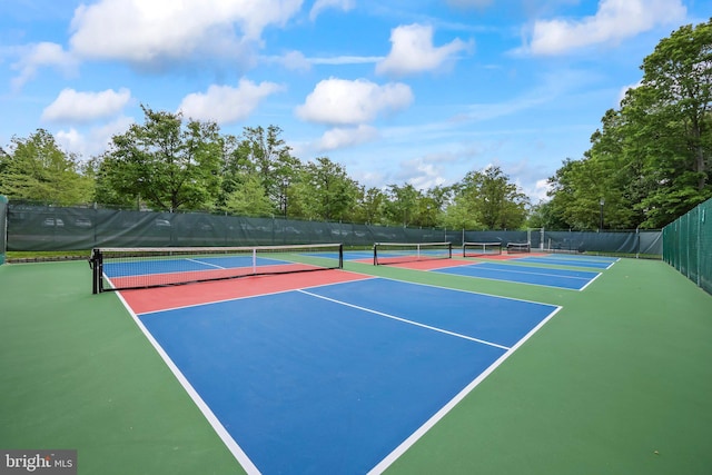 12 Citation Ln, Manalapan, NJ 07726 - view of tennis court featuring community basketball court