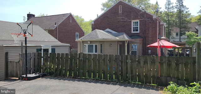 2619 Filbert Ave, Reading, PA 19606 - rear view of property with brick siding