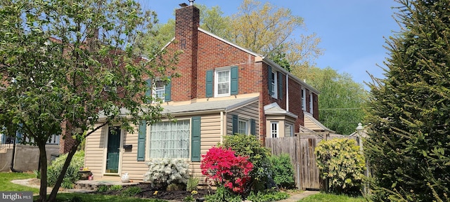 2619 Filbert Ave, Reading, PA 19606 - view of front of home with a chimney