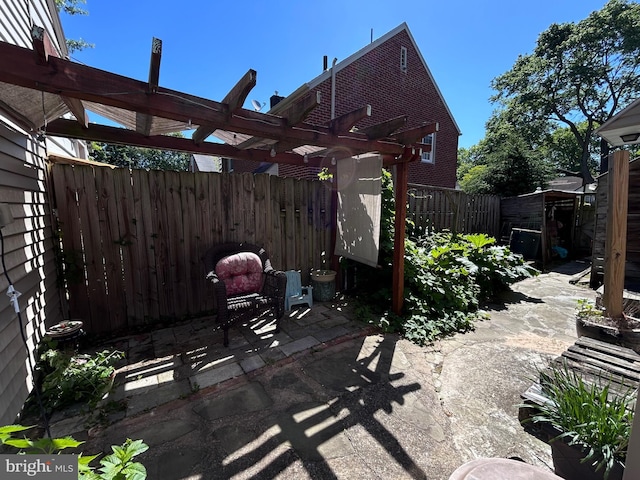 2619 Filbert Ave, Reading, PA 19606 - view of patio / terrace with a pergola