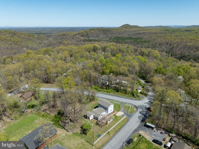 671 Pine Ridge Dr, Front Royal, VA 22630 - drone / aerial view with a view of trees