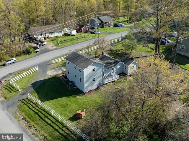 671 Pine Ridge Dr, Front Royal, VA 22630 - drone / aerial view featuring a wooded view