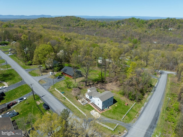 671 Pine Ridge Dr, Front Royal, VA 22630 - bird's eye view with a wooded view