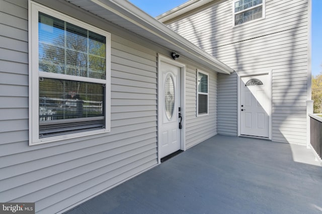 671 Pine Ridge Dr, Front Royal, VA 22630 - view of exterior entry with a patio area