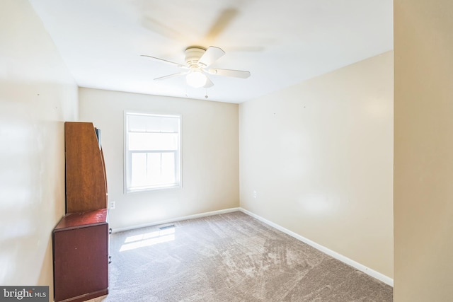 9427 Candleberry Ct, Burke, VA 22015 - unfurnished room featuring carpet, ceiling fan, and baseboards