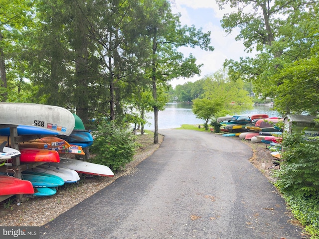 6424 Recreation Ln, Falls Church, VA 22041 - view of asphalt street with a water view