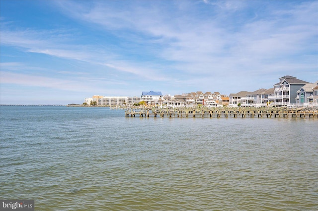 water view featuring a residential view