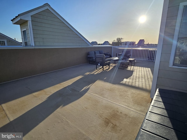 1317 Lowman St, Baltimore, MD 21230 - view of patio featuring outdoor lounge area