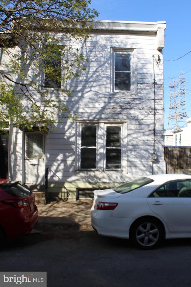 exterior space with entry steps