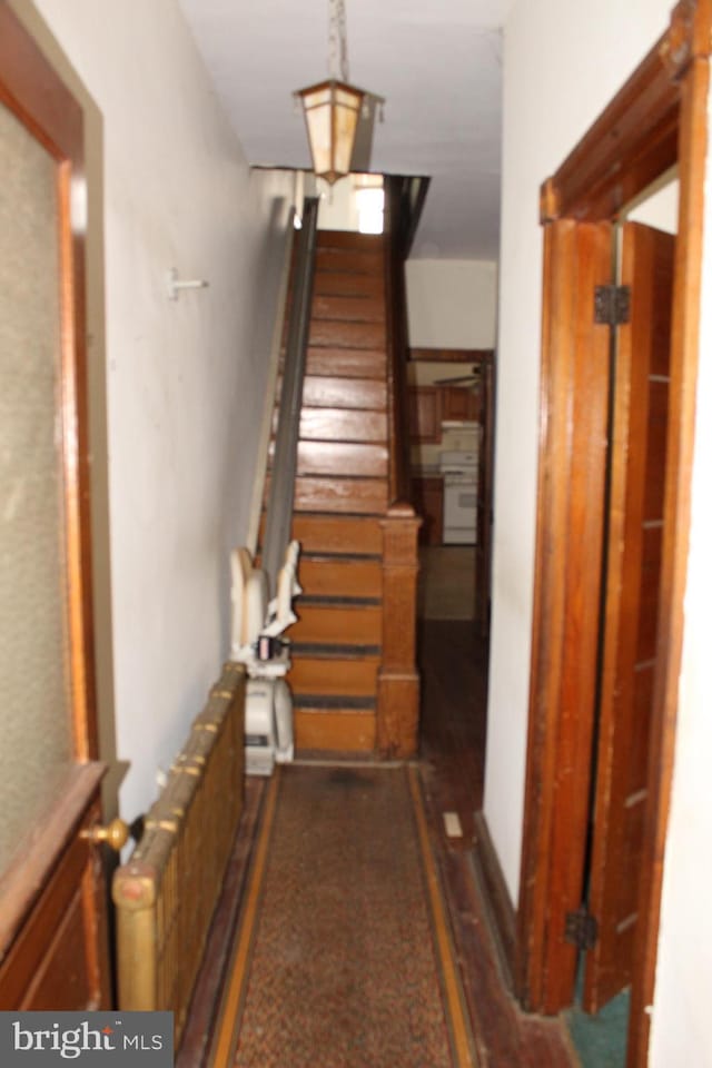 view of stairs
