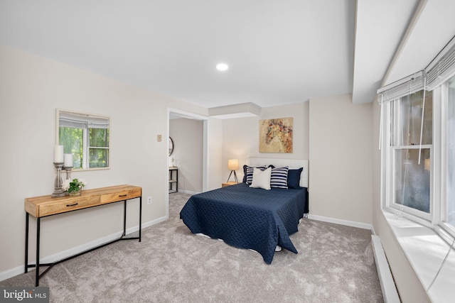 1517 Snughill Ct, Vienna, VA 22182 - carpeted bedroom with baseboards and a baseboard radiator