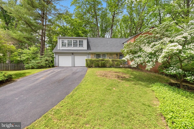 1517 Snughill Ct, Vienna, VA 22182 - view of front of home featuring driveway, stone siding, roof with shingles, and an attached garage