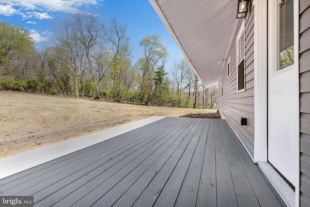view of deck
