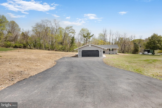 exterior space featuring driveway
