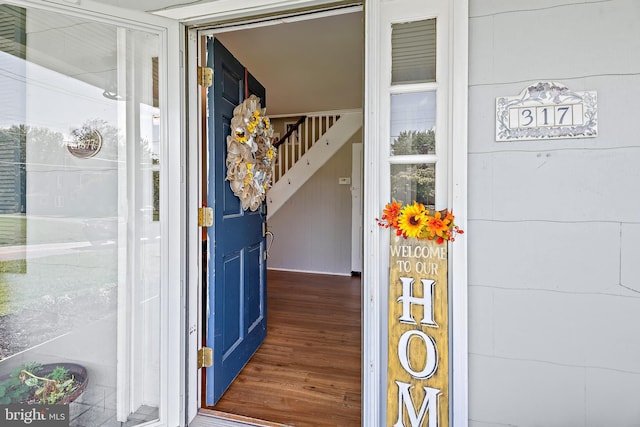 view of entrance to property