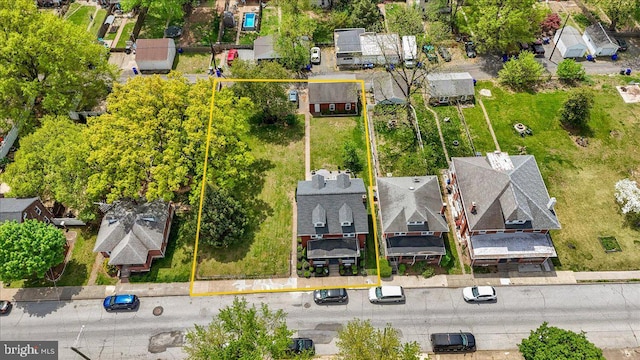birds eye view of property featuring a residential view
