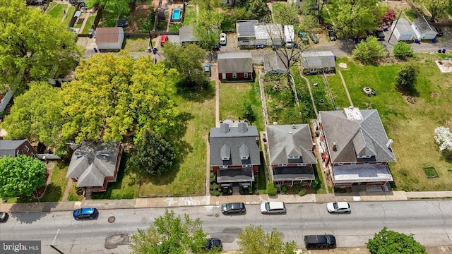 drone / aerial view featuring a residential view