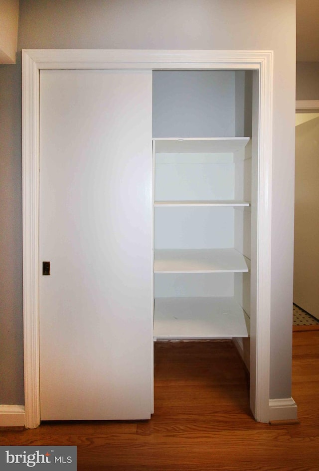view of closet