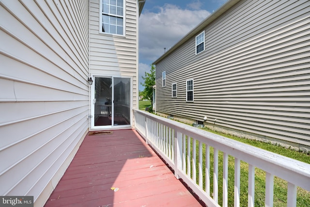 724 Tinker Rd, Middle River, MD 21220 - view of wooden terrace