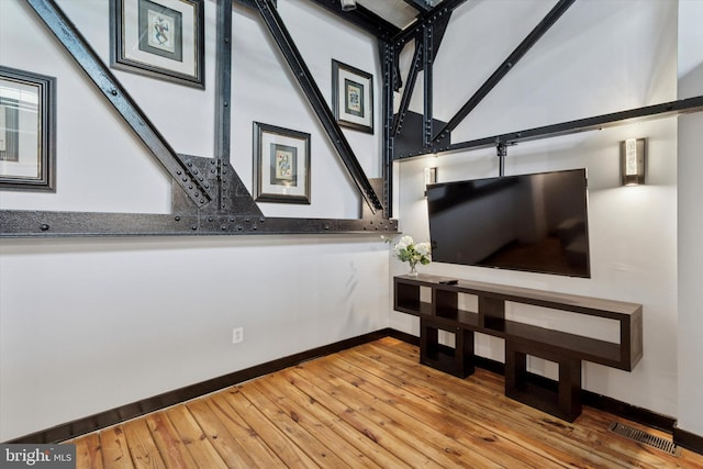810 N Hancock St Unit 5, Philadelphia, PA 19123 - interior space with baseboards, visible vents, and wood finished floors
