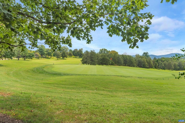 2033 Shepherds Ridge Rd, Charlottesville, VA 22901 - view of community with a lawn, a mountain view, and view of golf course