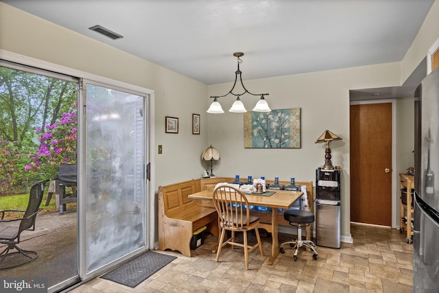 108 Shoreline Dr, Atco, NJ 08004 - dining area featuring light stone finish flooring