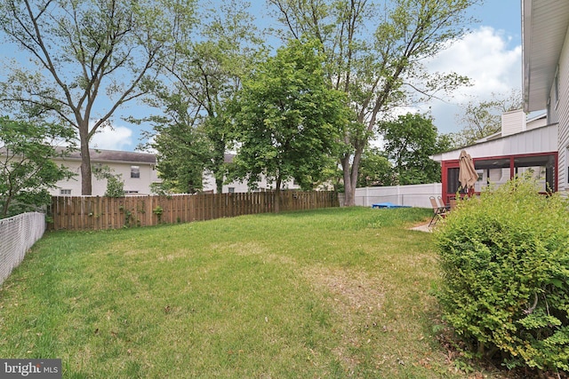 view of yard