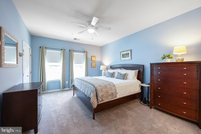 748 S Macon St, Baltimore, MD 21224 - carpeted bedroom with ceiling fan