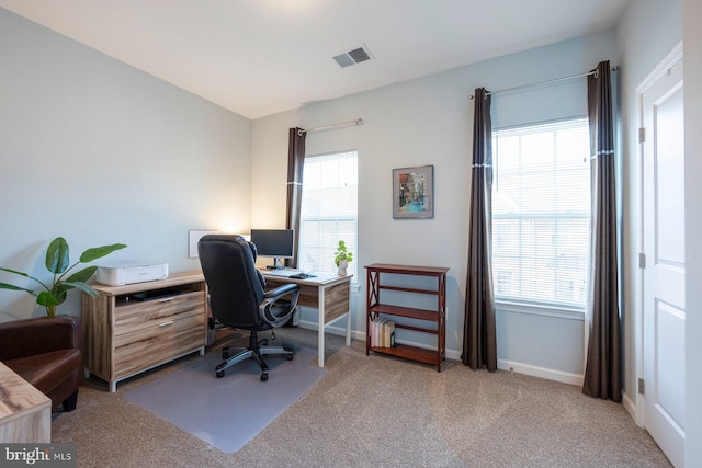 748 S Macon St, Baltimore, MD 21224 - carpeted home office with baseboards