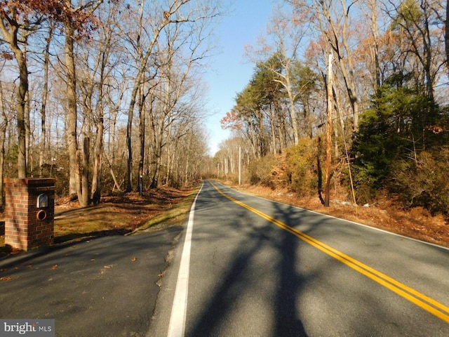 view of road