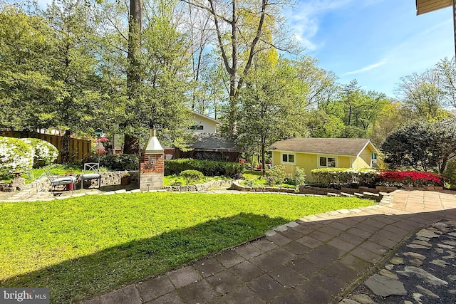 view of yard