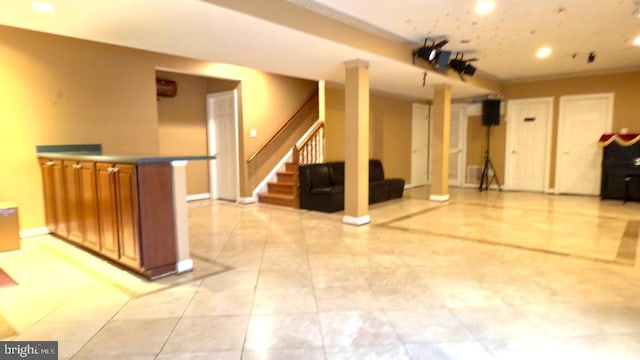 3701 Spicebush Way, Frederick, MD 21704 - interior space with stairs and recessed lighting