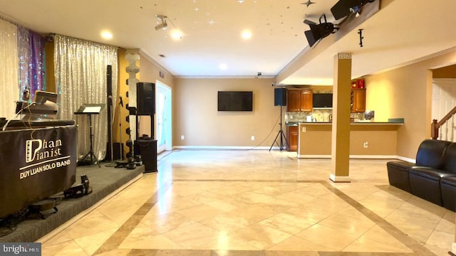 3701 Spicebush Way, Frederick, MD 21704 - lobby featuring crown molding and recessed lighting