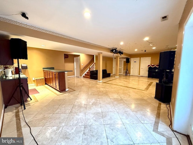 3701 Spicebush Way, Frederick, MD 21704 - interior space featuring stairway and recessed lighting