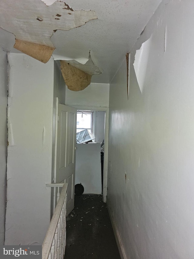 corridor with an upstairs landing