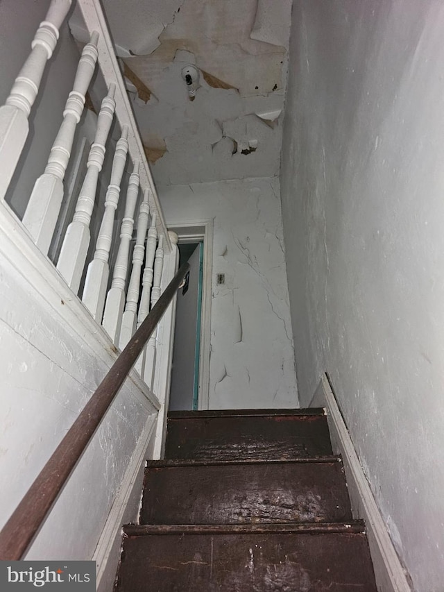view of stairs