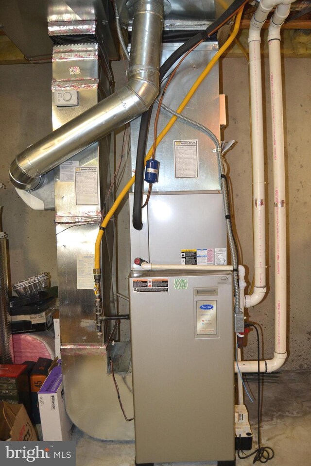 view of utility room