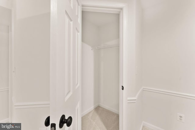 view of closet