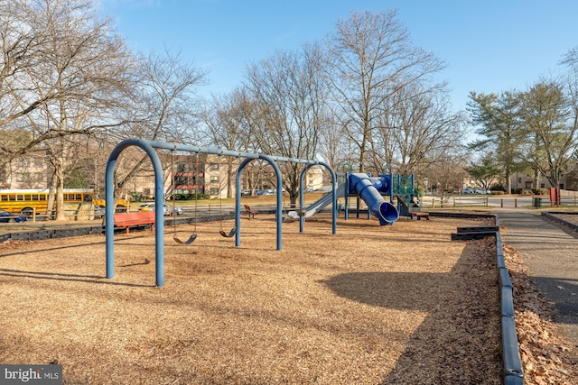 view of community playground