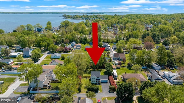 13217 Gundale, Middle River, MD 21220 - drone / aerial view with a residential view and a water view