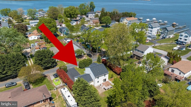 13217 Gundale, Middle River, MD 21220 - aerial view with a water view and a residential view